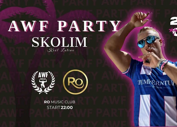 Bilety na  AWF PARTY | SKOLIM w RO CLUB WROCŁAW | 22 STYCZNIA 